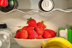 Picture of the contents inside a fridge