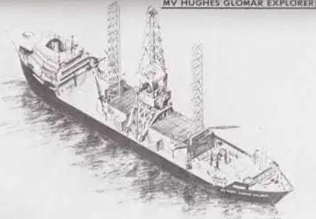 Hughes Glomar Explorer Ship