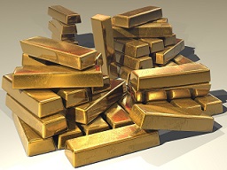 Picture of gold bullion bars