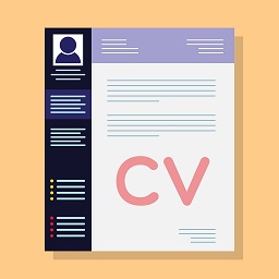 Graphic of a CV