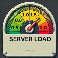 Dial representing Server Load