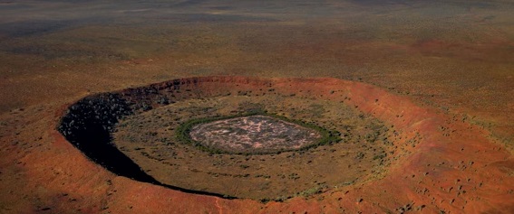 Aerial Picture of Wolfe Creek Crater